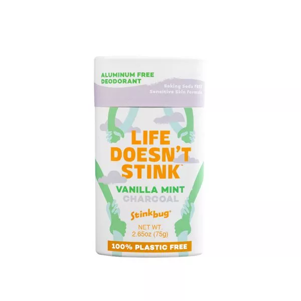 Vanilla Mint Charcoal Deodorant- Plastic Free